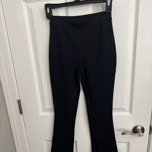 Alo Yoga Black Women’s Stretch Flare Zip Ankle XS